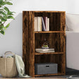 Vidaxl dressoir 50x41x93 cm bewerkt hout gerookt eikenkleurig