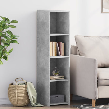 Vidaxl hoge kast 30x41x124 cm bewerkt hout betongrijs