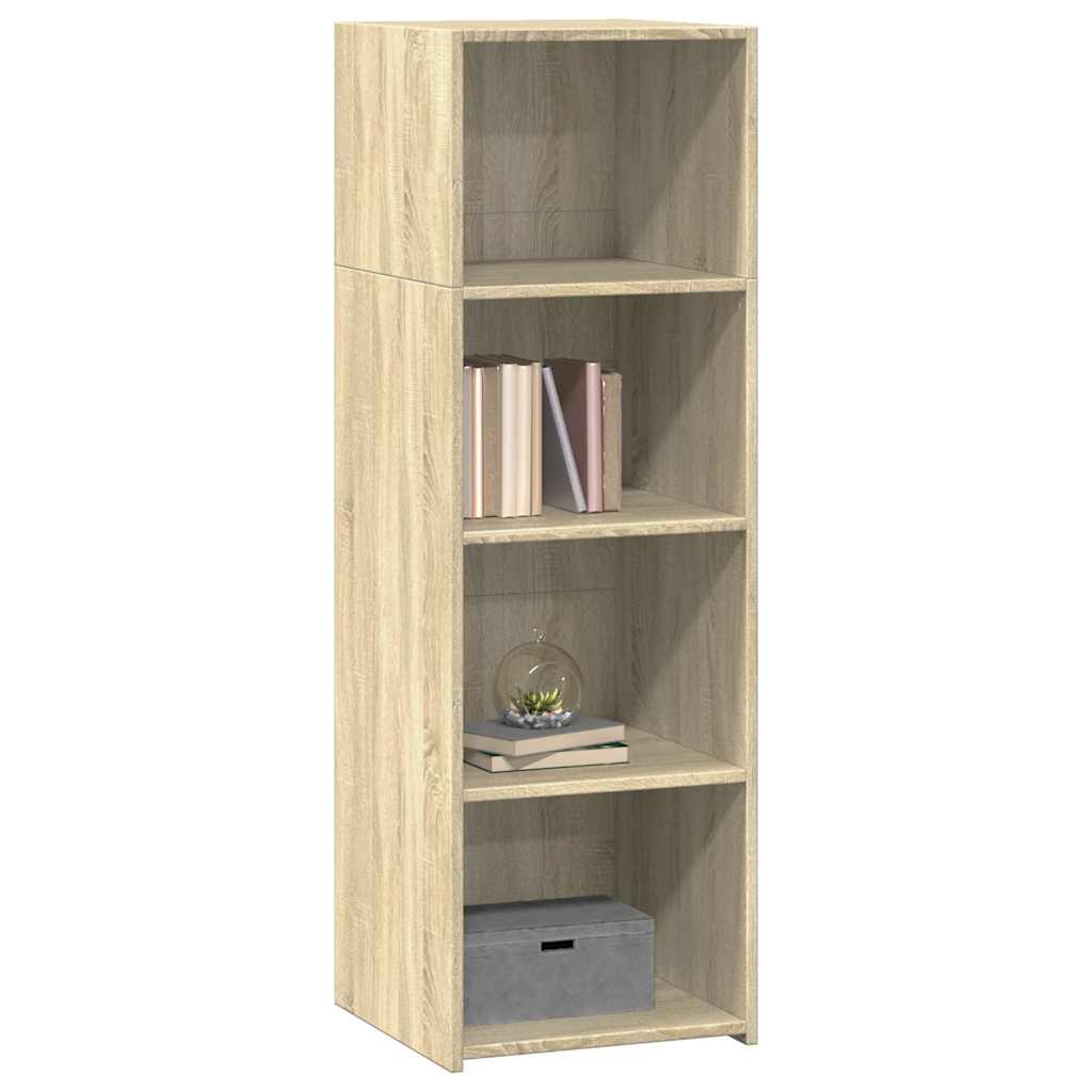 Vidaxl hoge kast 40x41x124 cm bewerkt hout sonoma eikenkleurig