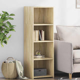 Vidaxl hoge kast 40x41x124 cm bewerkt hout sonoma eikenkleurig