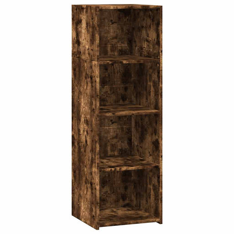 Vidaxl hoge kast 40x41x124 cm bewerkt hout gerookt eikenkleurig