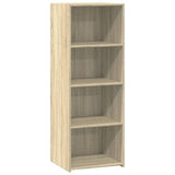 Vidaxl hoge kast 45x41x124 cm bewerkt hout sonoma eikenkleurig