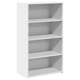 Vidaxl hoge kast 70x41x124 cm bewerkt hout wit