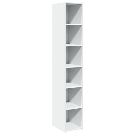 Vidaxl hoge kast 30x41x185 cm bewerkt hout wit