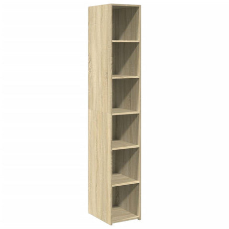 Vidaxl hoge kast 30x41x185 cm bewerkt hout sonoma eikenkleurig
