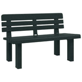 Vidaxl tuinbankje 110x52x71 cm polypropeen groen