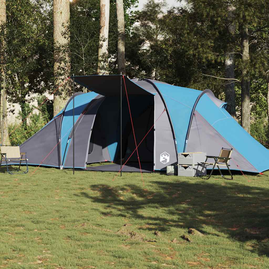 Vidaxl Dome tent 6-person waterproof blue