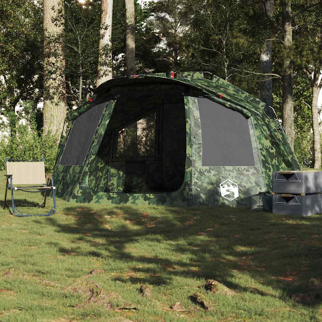 Vidaxl camouflage imperméable à 5 personnes VISTENT