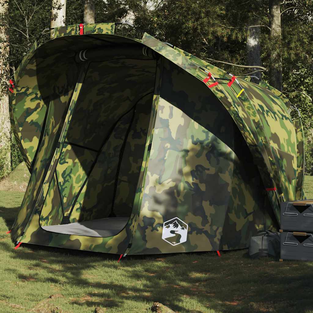 Vidaxl Camouflage imperméable à 4 personnes fistent