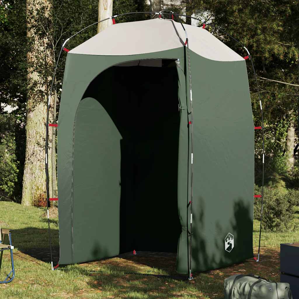 Vidaxl Shower Tent Waterproof Green