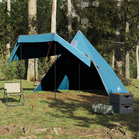 Vidaxl tipitent 5-persoons waterdicht blauw