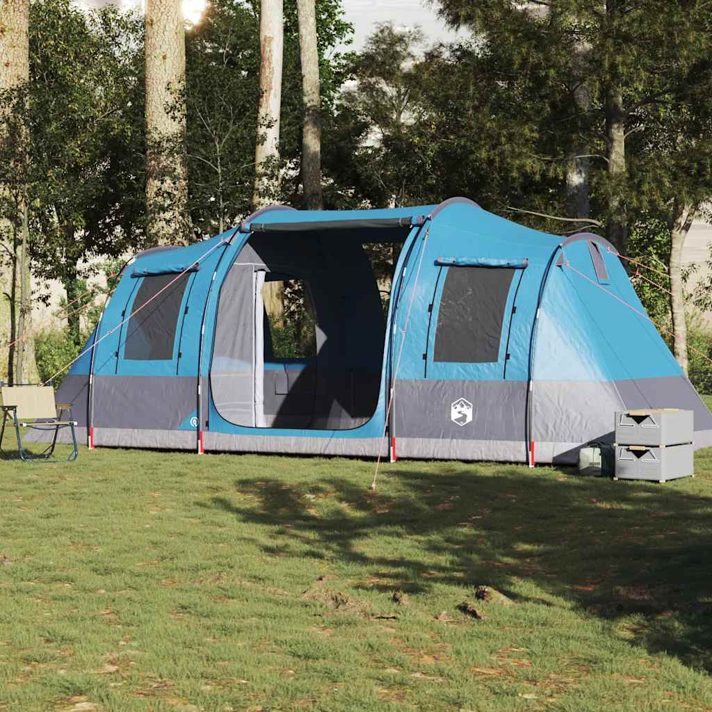 Tenda tunnel Vidaxl Blu impermeabile per 4 persone