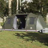 Vidaxl Tunnel tent 4-person waterproof olive green