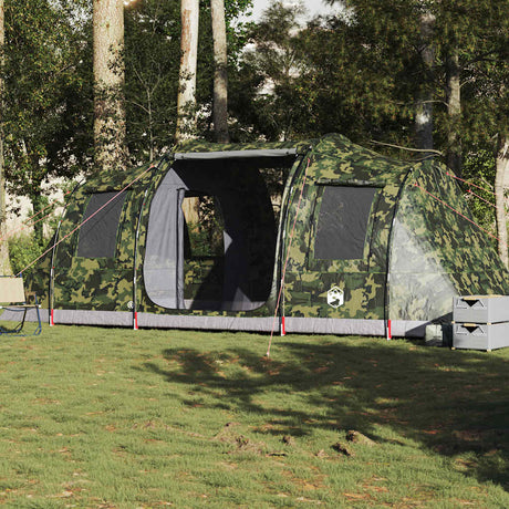 Vidaxl tunneltent 4-persoons waterdicht camouflage