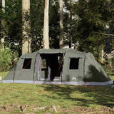 Vidaxl Tunnel tent 6-person waterproof olive green