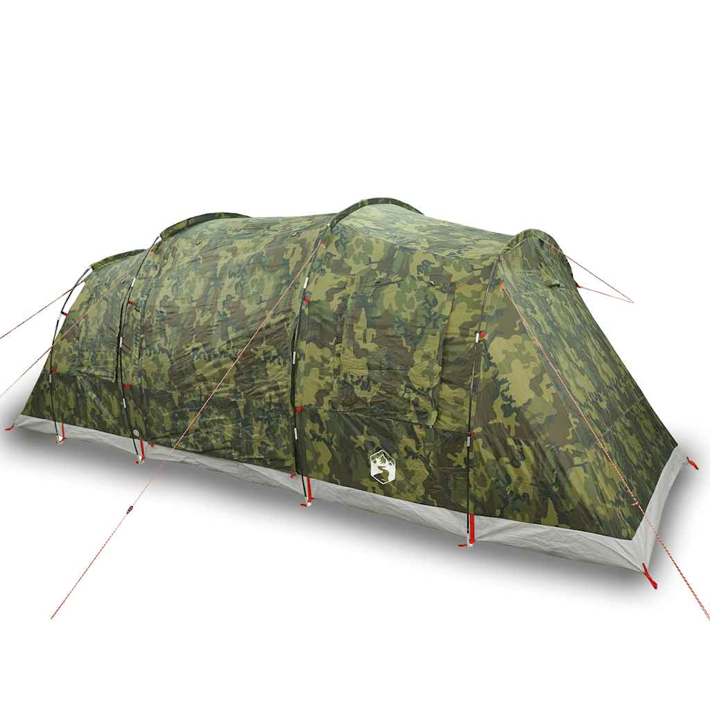 Vidaxl tunneltent 6-persoons waterdicht camouflage