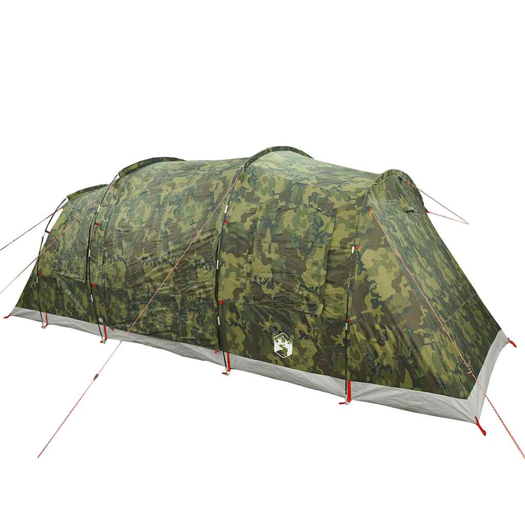 Vidaxl tunneltent 6-persoons waterdicht camouflage