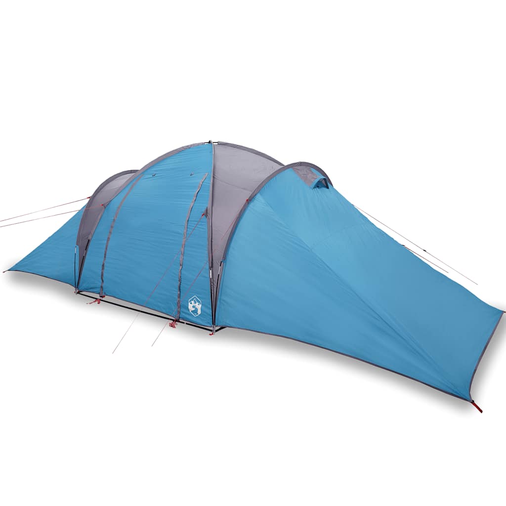 Vidaxl Dome Tent Blue impermeable de 6 personas