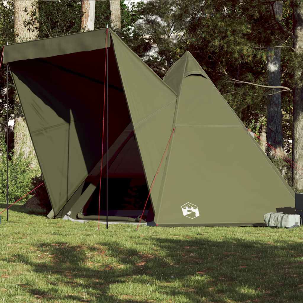 Vidaxl Tipitent 6-person waterproof olive green