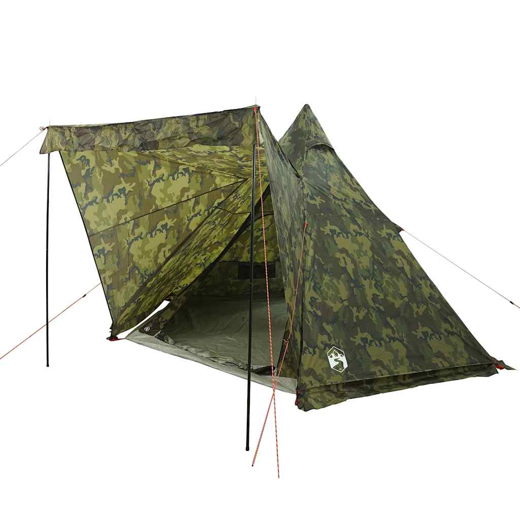 Vidaxl Tipitent Camuflage de 6 personas impermeable