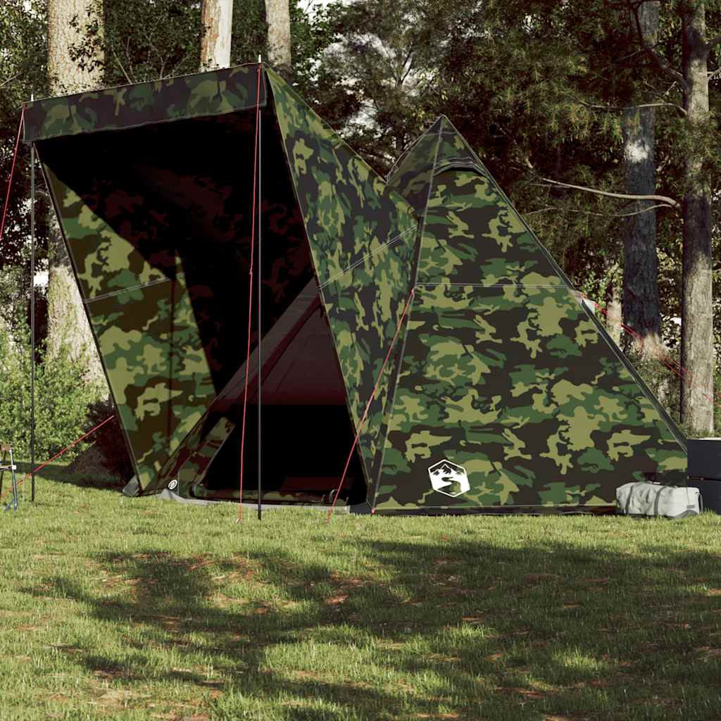 Vidaxl Camouflage de 6 personnes tipitent étanche