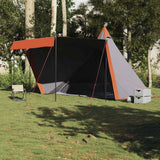 Vidaxl Tipitent 6-person waterproof gray and orange