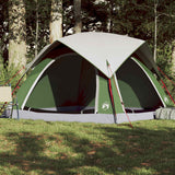 Vidaxl Tent 4-Persona Green impermeable