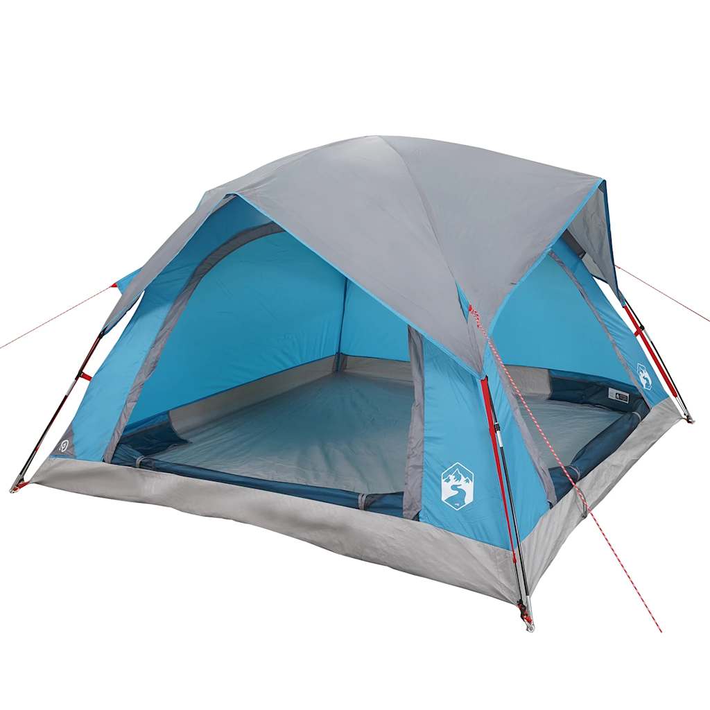 Vidaxl Tent 4-Persona Blue impermeable