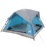 Vidaxl tent 4-persoons waterdicht blauw