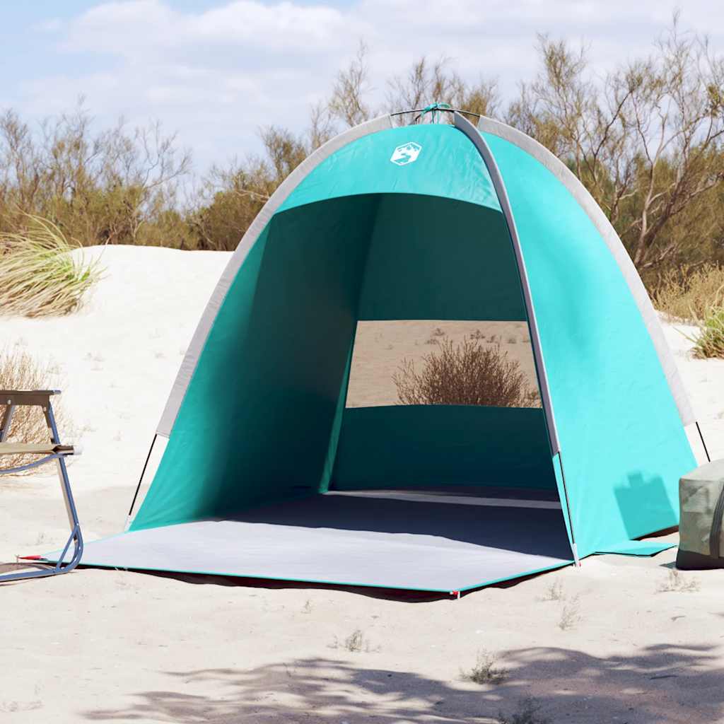 Vidaxl strandtent 3-persoons waterdicht zeegroen