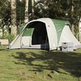 Vidaxl Dome Tenda a 6 persone impermeabile verde