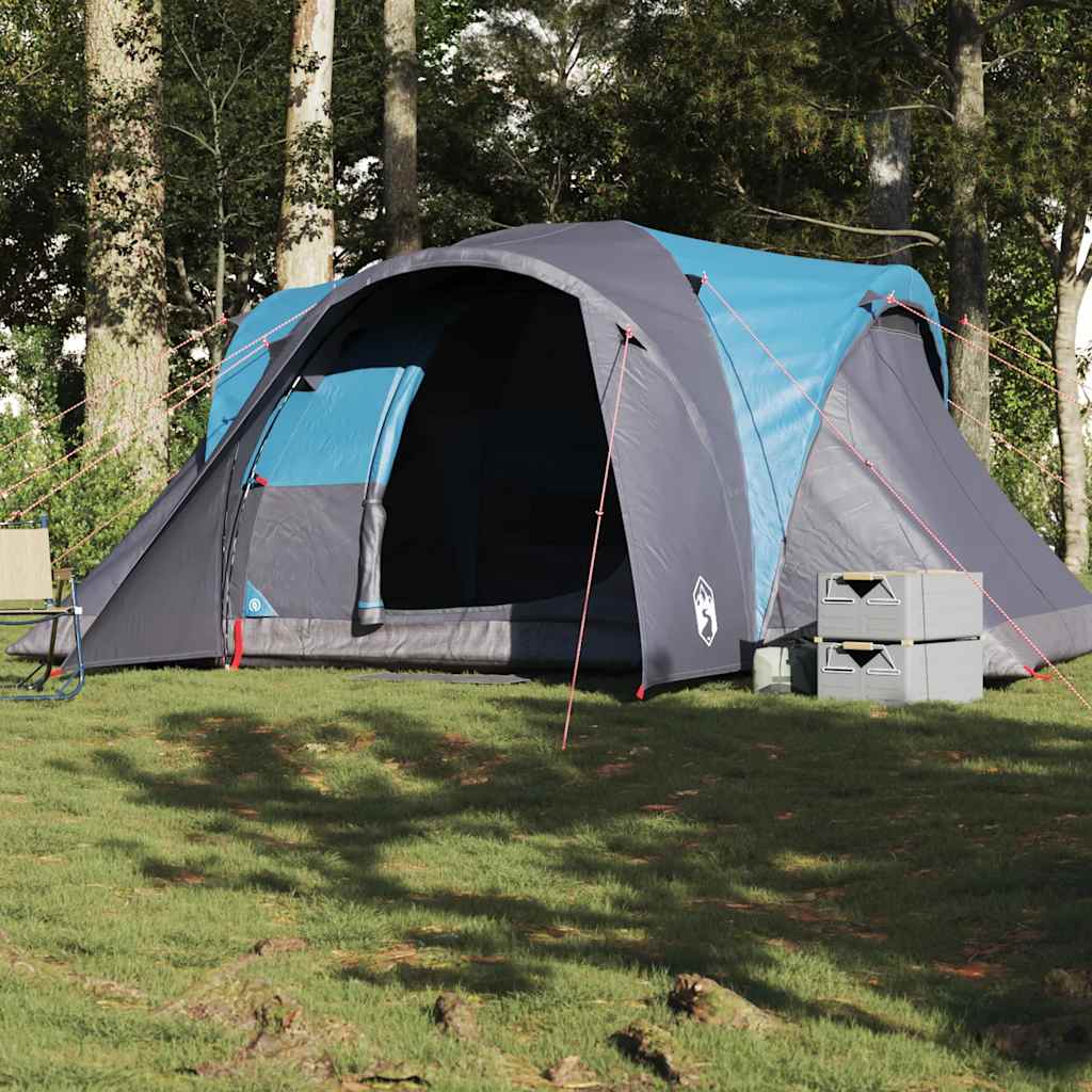 Vidaxl Dome Zelt 6-Personen wasserdicht blau