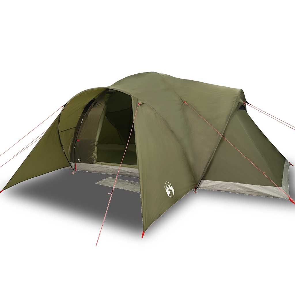 Vidaxl dome tente 6 personnes étanche olive vert olive