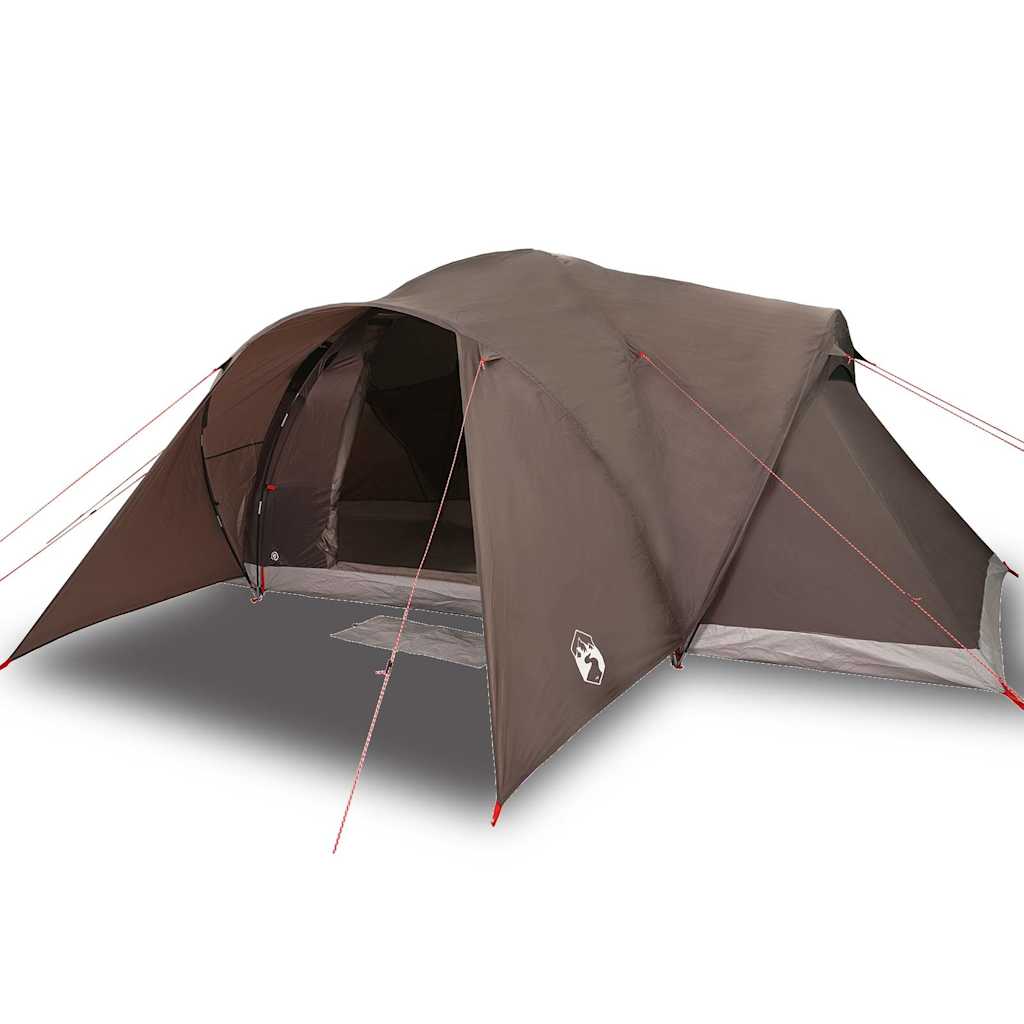 Vidaxl Dome Stan 6-person vodotěsná hnědá