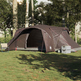 Vidaxl Dome tent 6-person waterproof brown