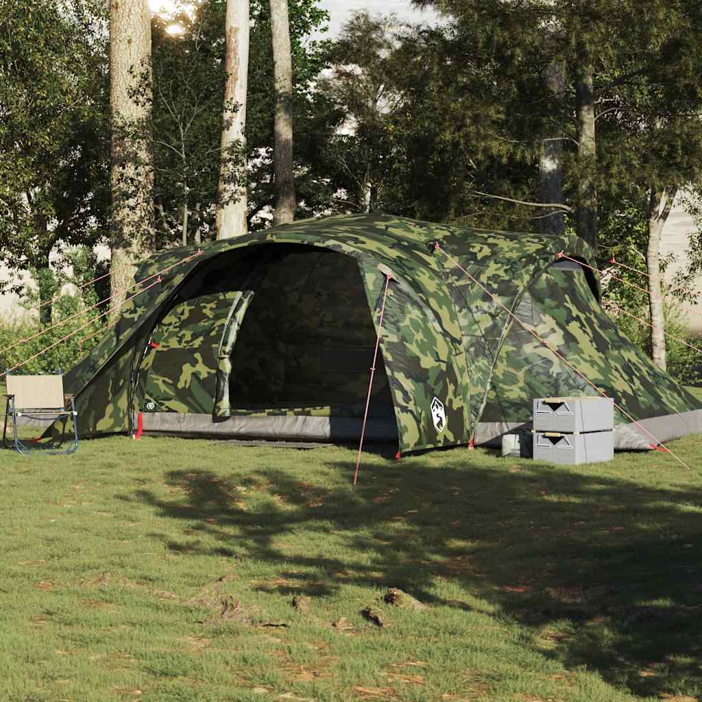 Vidaxl Dome Tent 6-osobowy wodoodporny kamuflaż