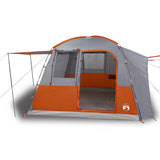 Vidaxl Autotent 4-Person Waterproof Grey and Orange