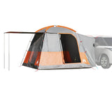 Vidaxl Autotent à 4 personnes étanche gris et orange