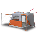 Vidaxl Autotent à 4 personnes étanche gris et orange