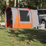 Vidaxl Autotent à 4 personnes étanche gris et orange