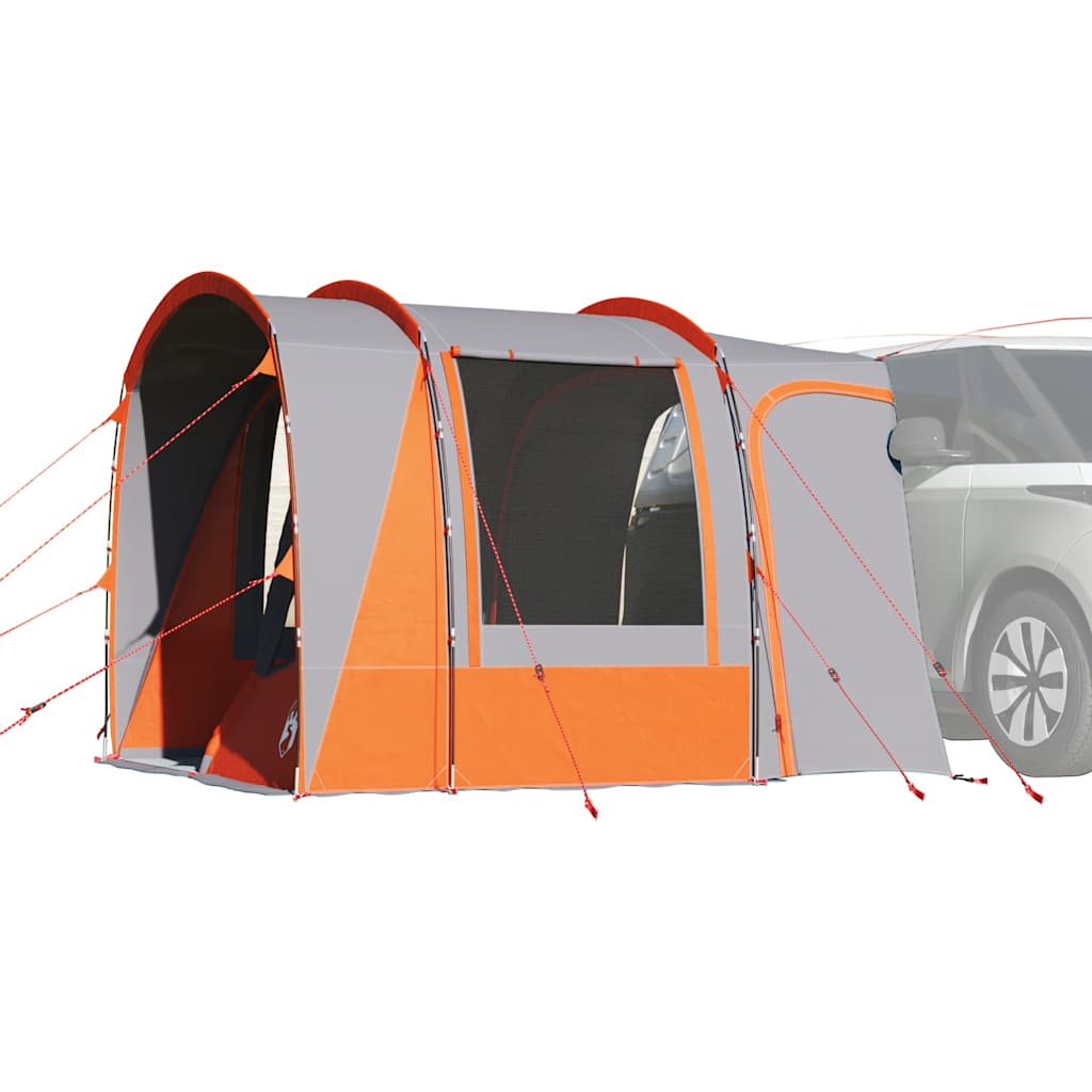 Vidaxl Autotent à 4 personnes étanche gris et orange