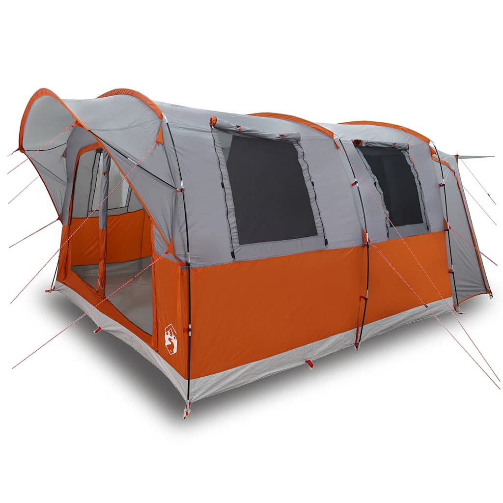 Vidaxl Autotent 4-Person Waterproof Grey and Orange