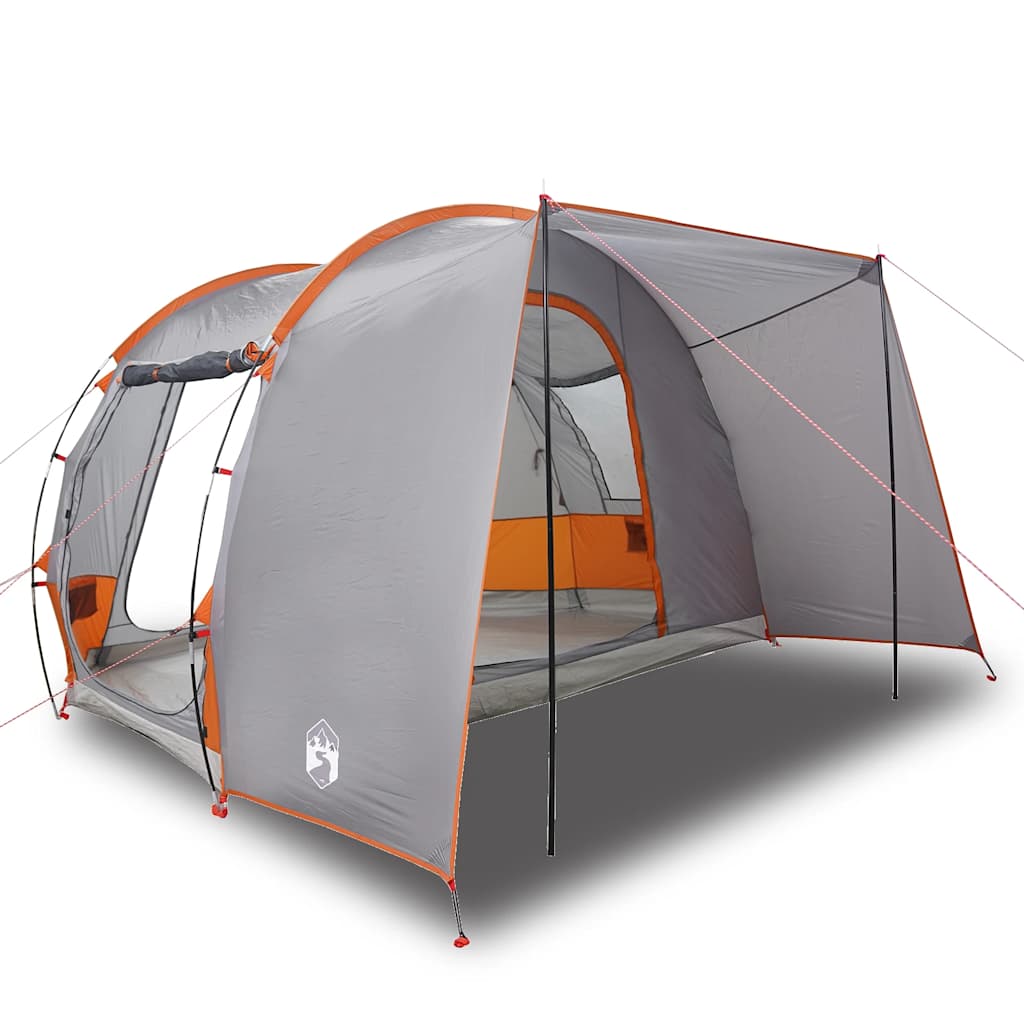 Vidaxl Autotent 2-Personen wasserdichtes Grau und Orange