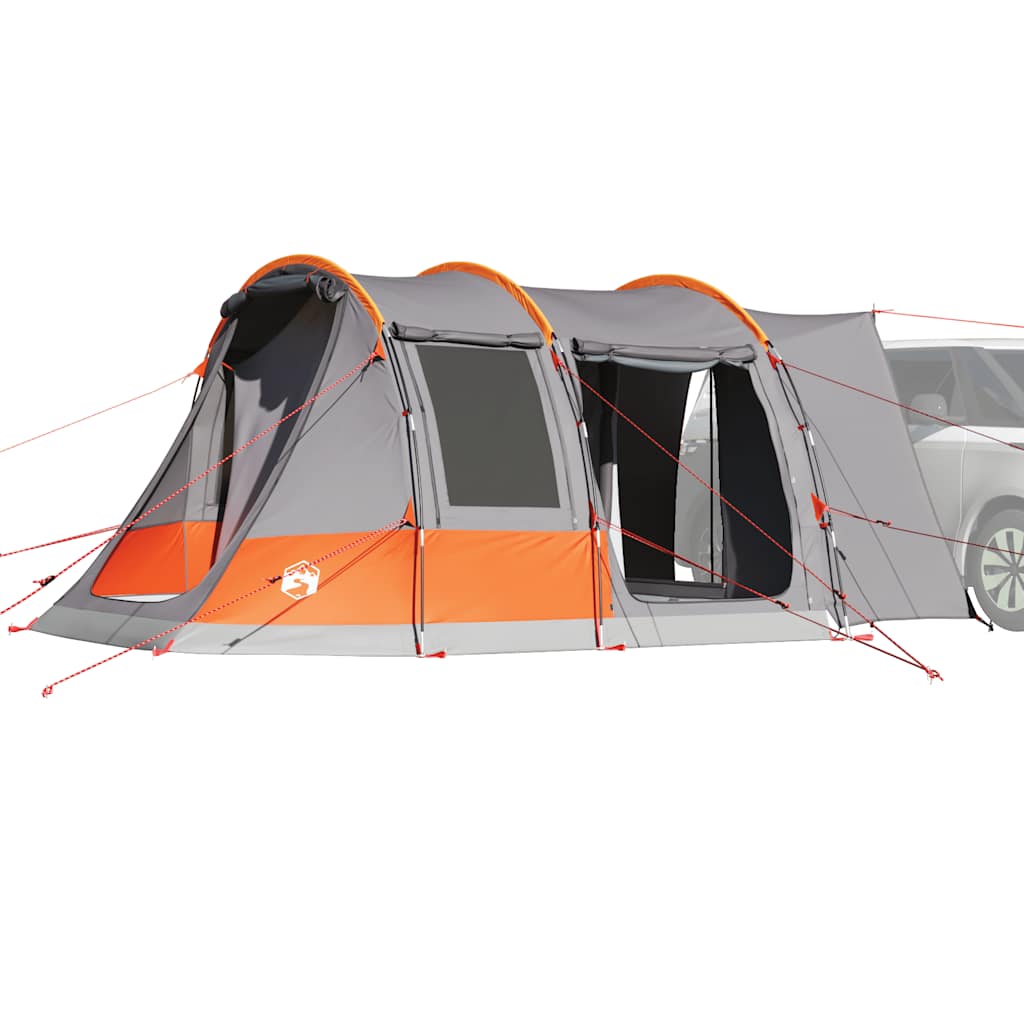 Vidaxl Autotent 2-Person Waterproof Grey and Orange