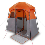 VidaXL shower tent 2-person waterproof gray and orange