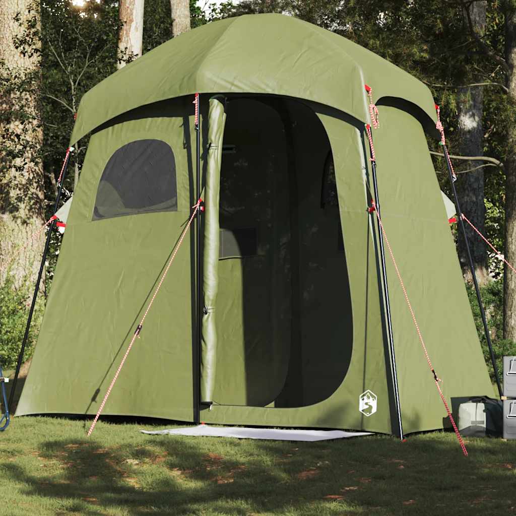 Vidaxl Shower Tent 2 Person étanche Olive vert olive