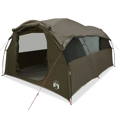 Vidaxl tunneltent 6-persoons waterdicht bruin