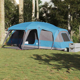Vidaxl familietent met verandakoepel 9-persoons waterdicht blauw