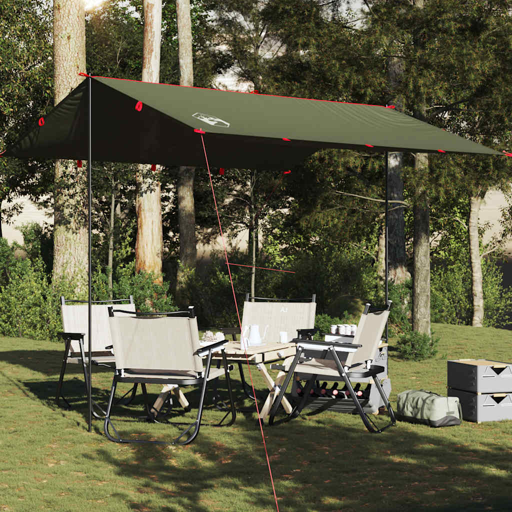 Vidaxl Camping Canopy Waterproof 306x306 cm Olive Green