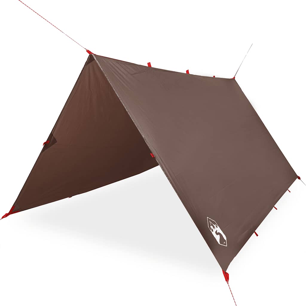 Vidaxl Camping Canopy Waterproof 366x306 cm marrón